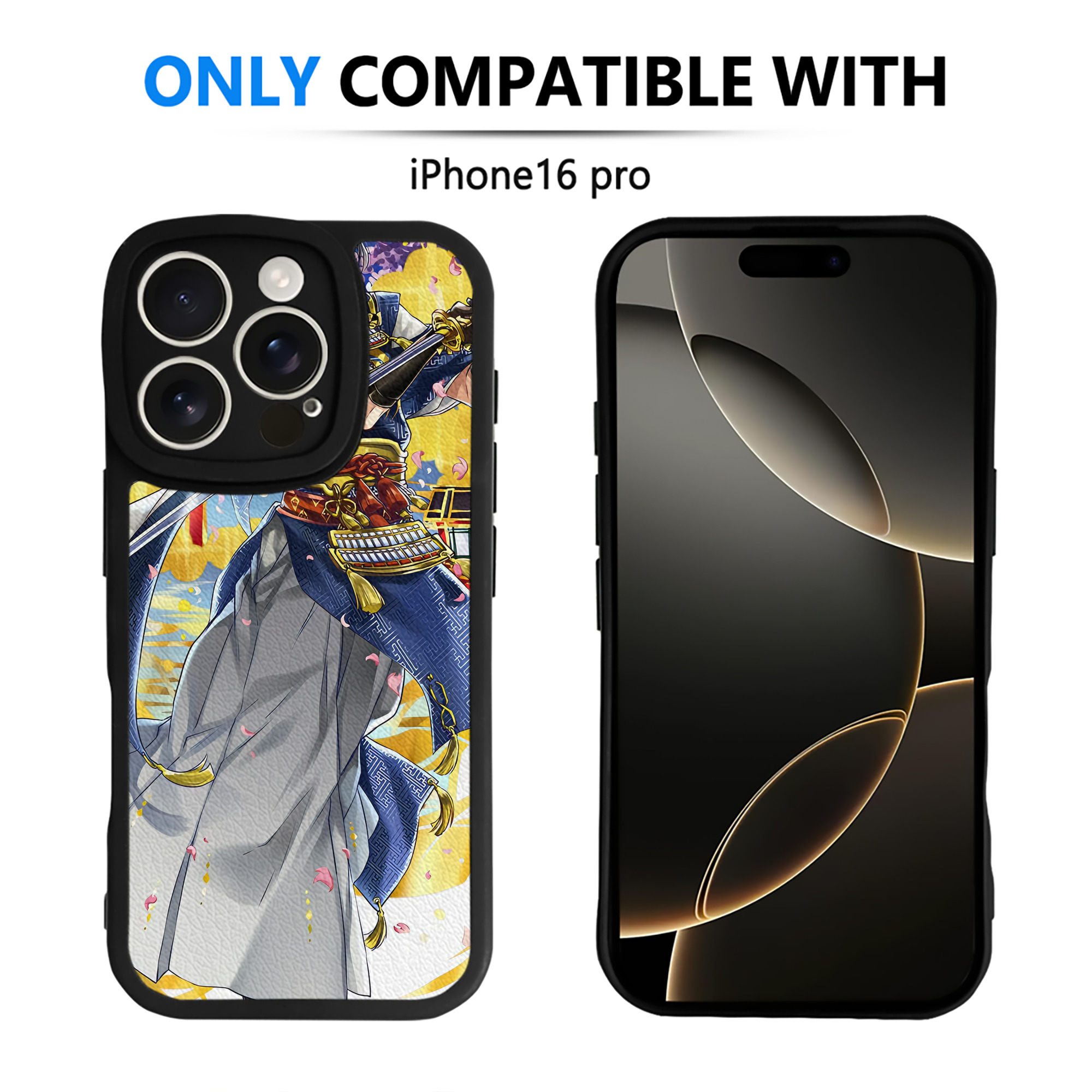 （画像用） 刀剣乱舞 Touken Ranbu 【iPhone 16シリーズ対応】シリコンスマホケース（レザー調） 材質：シリコン